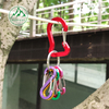 Aluminum alloy steel wire carabiner set Portable with key chain S-shaped hook Outdoor special-shaped hook