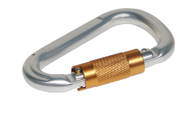 Rock climbing carabiner high strength automatic main lock D-shaped quick hanging aviation aluminum alloy carabiner fire safety