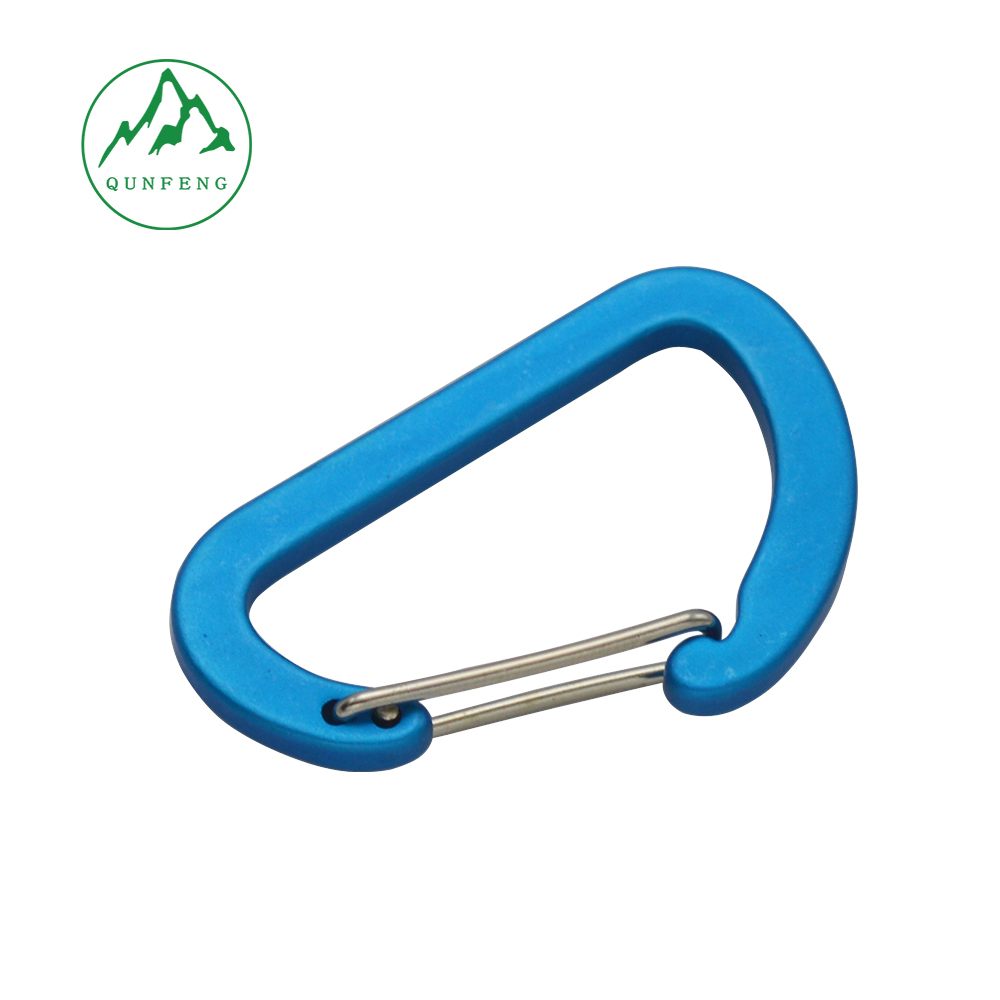 D-shaped quick-release buckle, outdoor multifunctional climbing hook, equipment hook, keychain, water bottle aluminum alloy buckle