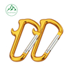 Alien-shaped aluminum alloy climbing carabiner, multifunctional bottle opener climbing hook, D-shaped quick mount hook, camping gear