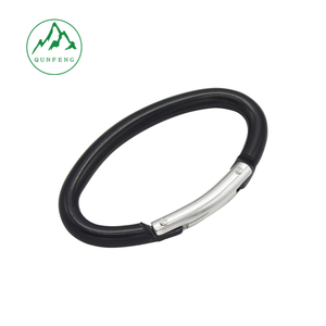 No. 6 oval carabiner aluminum alloy climbing hook water bottle hanger Bluetooth headset case clip