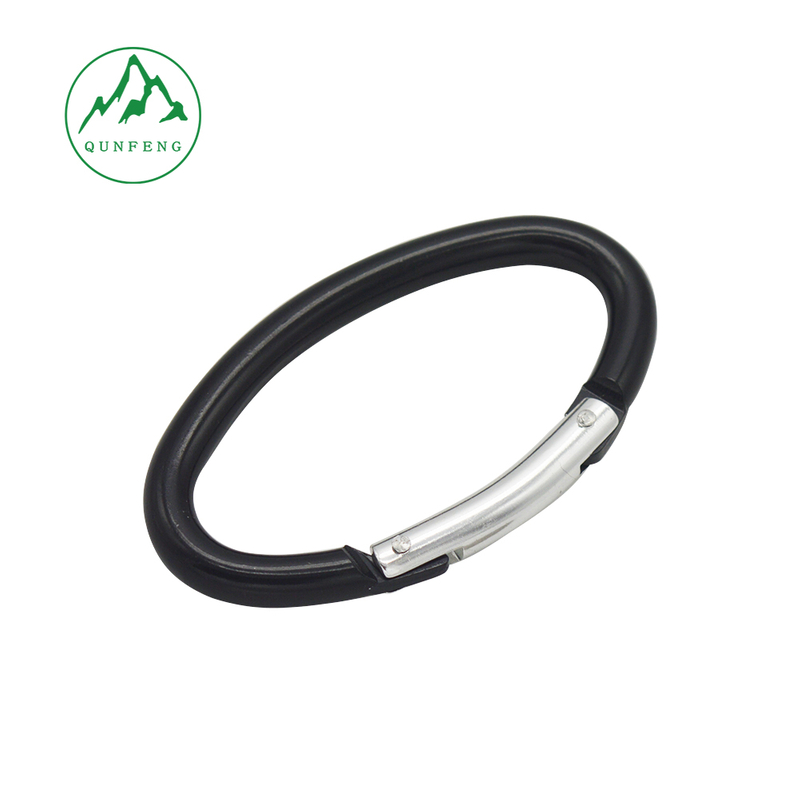 No. 6 oval carabiner aluminum alloy climbing hook water bottle hanger Bluetooth headset case clip