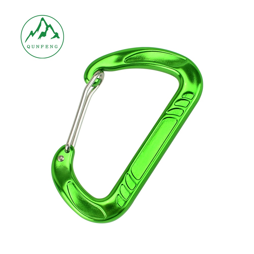 Outdoor climbing buckle, camping tent hook, D-shaped multifunctional backpack buckle, aluminum alloy climbing buckle