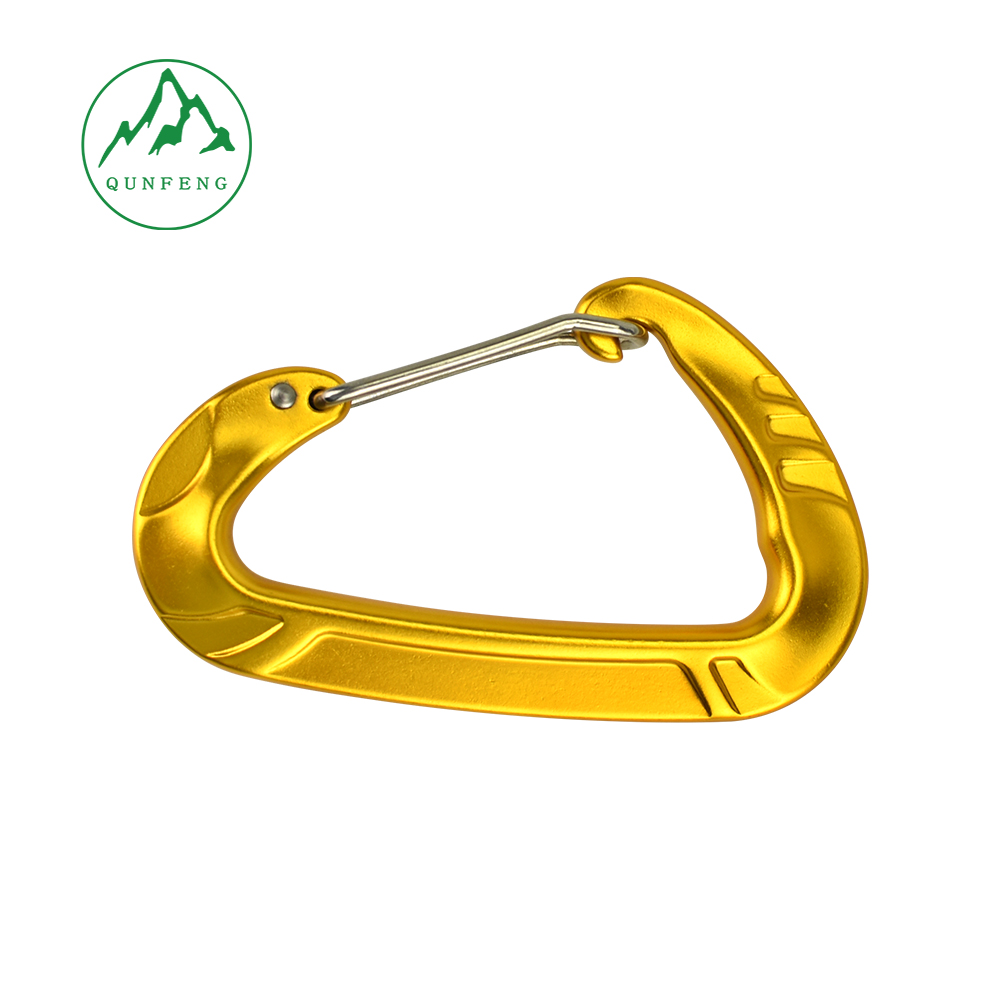 Outdoor Multi-Functional Aluminum Alloy Climbing Carabiner, Camping Rock Climbing Safety D-Ring Backpack Spring Hook