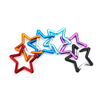 Manufacturers supply large and small color star-shaped luggage hardware accessories carabiners