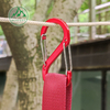 S-shaped steel wire carabiner Multiple colors to choose from 8-figure metal spring buckle Outdoor camping backpack hook