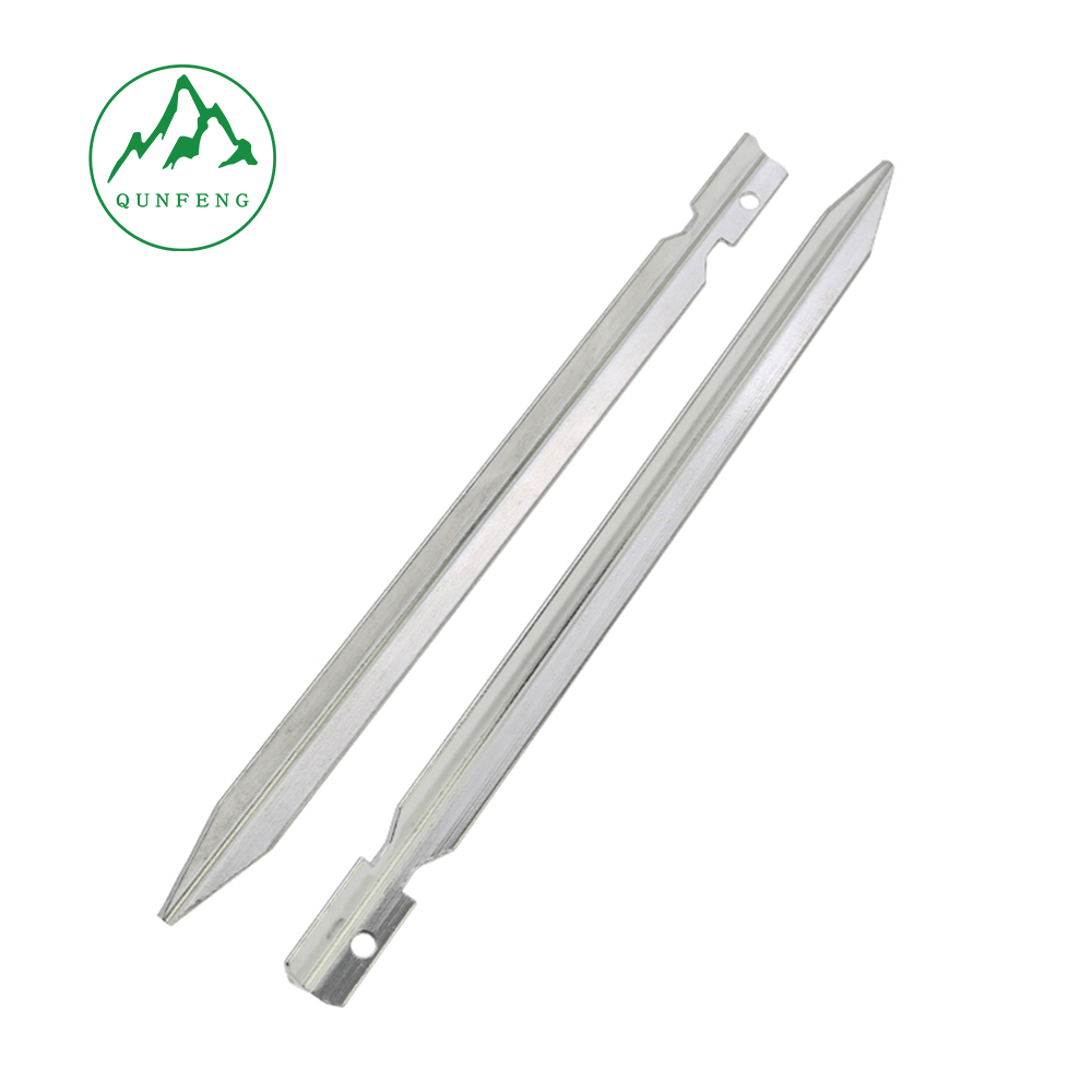 Aluminum alloy widened camping canopy nails camping tent fixed ground nails diamond nail manufacturers