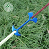 Aluminum alloy herringbone double-hole wind rope buckle canopy anti-slip rope buckle Camping accessories adjustment buckle