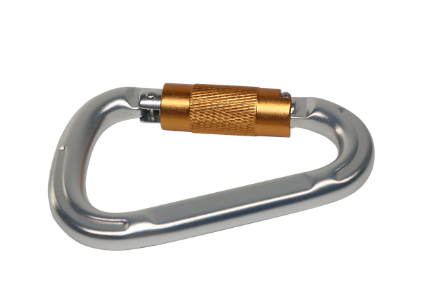 Rock climbing carabiner high strength automatic main lock D-shaped quick hanging aviation aluminum alloy carabiner fire safety