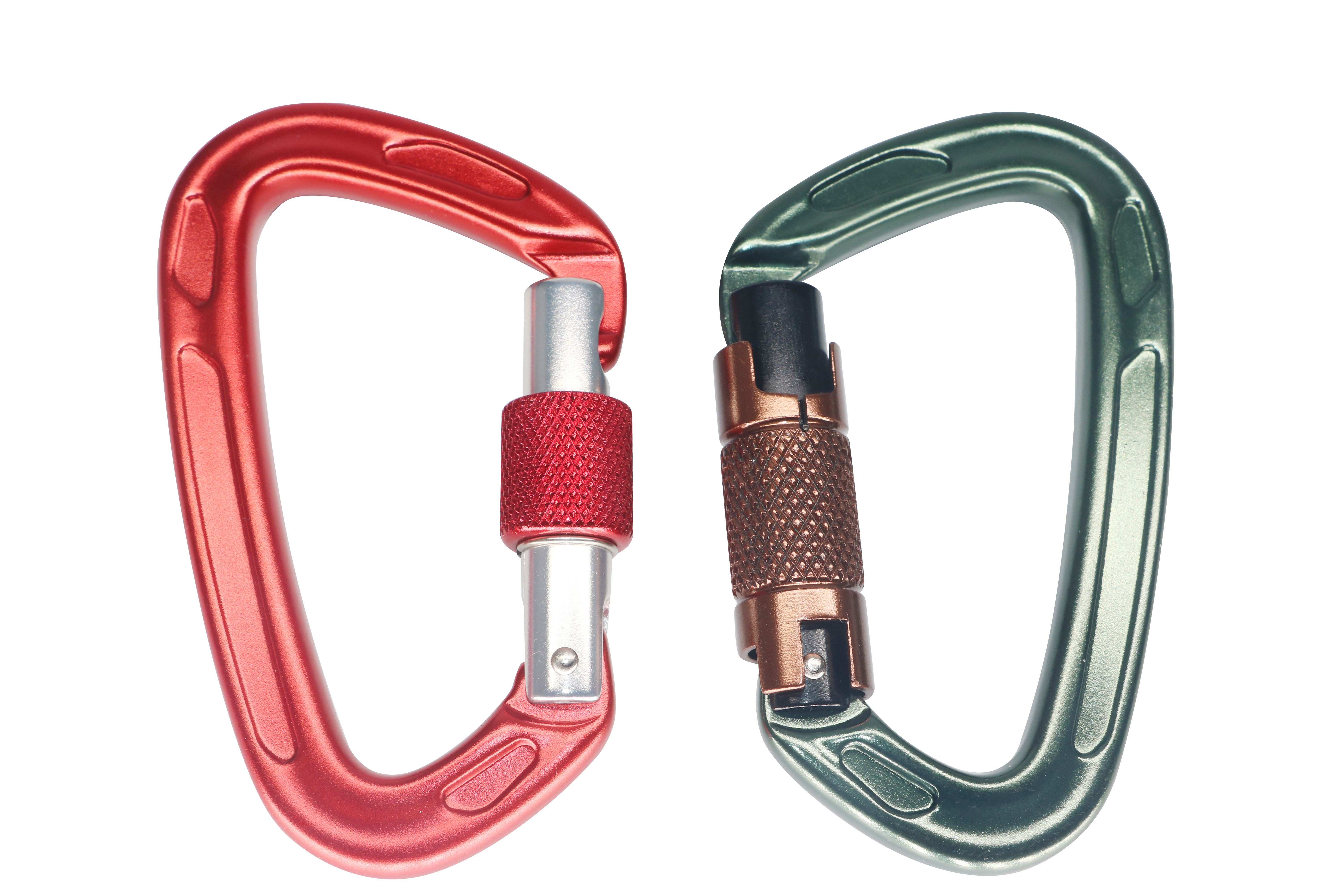 High load-bearing 7075 aviation aluminum carabiner automatic lock D-type safety hook rock climbing master lock D-type lock