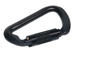 Heavy Duty Carabiner Clip - 6600lbs (30KN) Load Capacity, 3" (112.5cm) Large Lightweight Aluminum Carabiner with Keychain Hook Ring