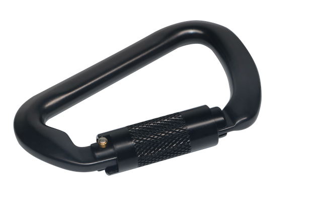 Heavy Duty Carabiner Clip - 6600lbs (30KN) Load Capacity, 3" (112.5cm) Large Lightweight Aluminum Carabiner with Keychain Hook Ring