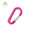 No. 4 D-shaped spring carabiner, aluminum alloy outdoor quick-link climbing buckle, toy accessory clasp