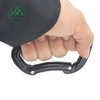 No. 8 Type D High-Strength Cold-Pressed Aluminum Alloy Carabiner, Tactical Outdoor Climbing Carabiner, Tent and Backpack Quick-Release Buckle