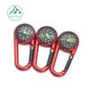 Outdoor climbing buckle compass hook, multifunctional quick-release compass, portable liquid-filled floating north compass