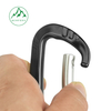 No. 8 D-shaped Flattened Aluminum Alloy Carabiner, Outdoor Hanging Buckle, Quick Keychain Hook