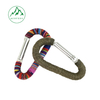 No. 8 D-shaped outdoor aluminum alloy quick-release climbing carabiner hook, for bags and travel accessories