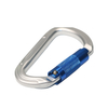 27KN Gray Twist Locking Carabiner Clips - Lightweight And Heavy Duty