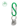 Aluminum alloy S-shaped steel wire carabiner set figure 8 metal wire buckle outdoor spring buckle