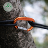 Wire carabiner outdoor aluminum alloy spring buckle D-shaped water bottle hanging