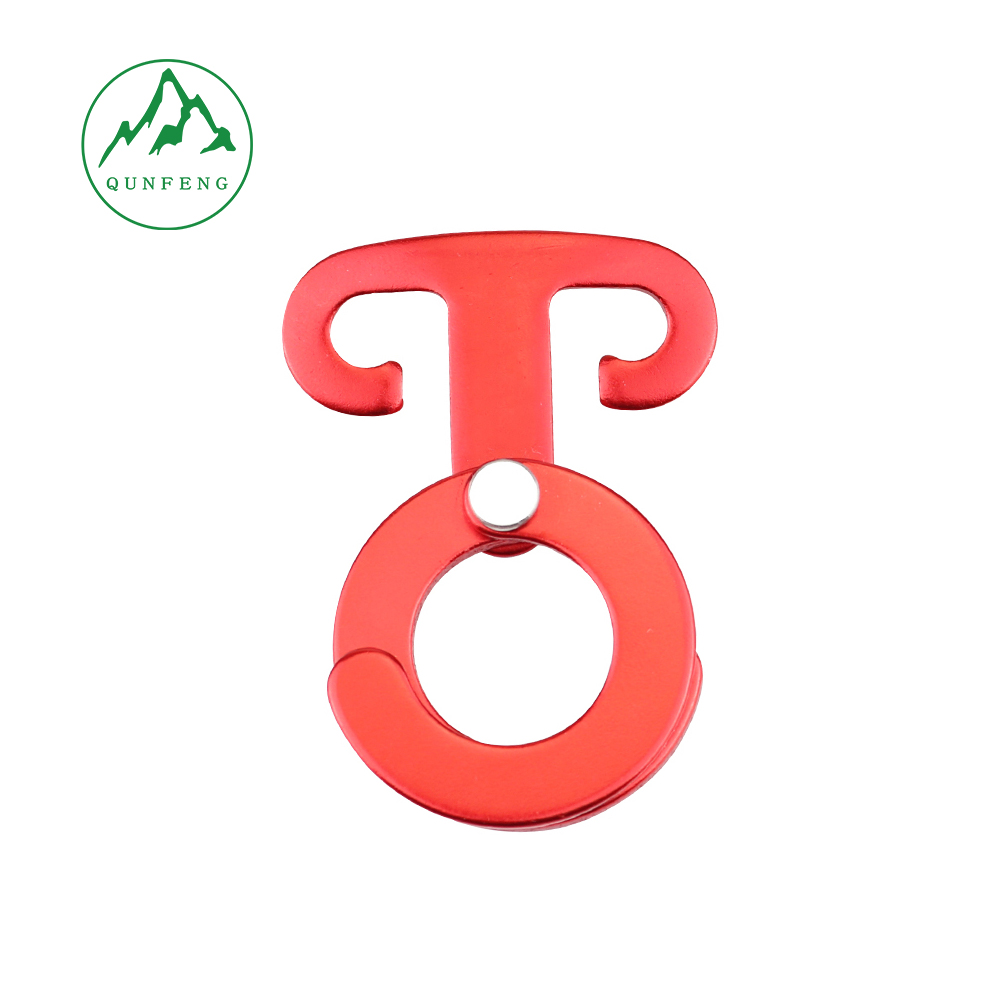Camping tent rope buckle, fixed adjustment buckle, aluminum alloy wind rope buckle, canopy anti-slip rope buckle