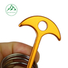 Fishbone spring drawstring windproof rope canopy wind rope buckle Outdoor fixed pole rope tent accessory buckle