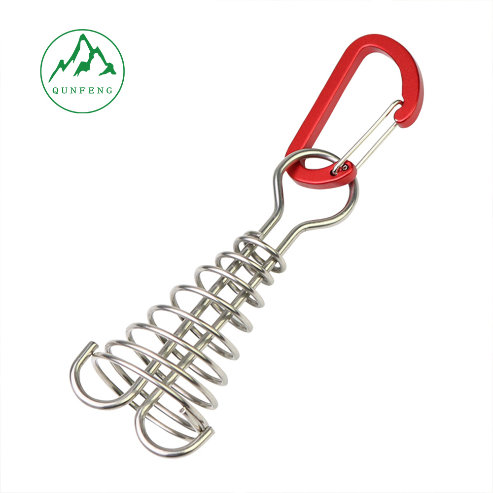 Outdoor tent spring pallet nails, canopy anti-slip rope buckle, camping accessories adjustment buckle
