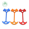 Aluminum alloy herringbone double-hole wind rope buckle canopy anti-slip rope buckle Camping accessories adjustment buckle