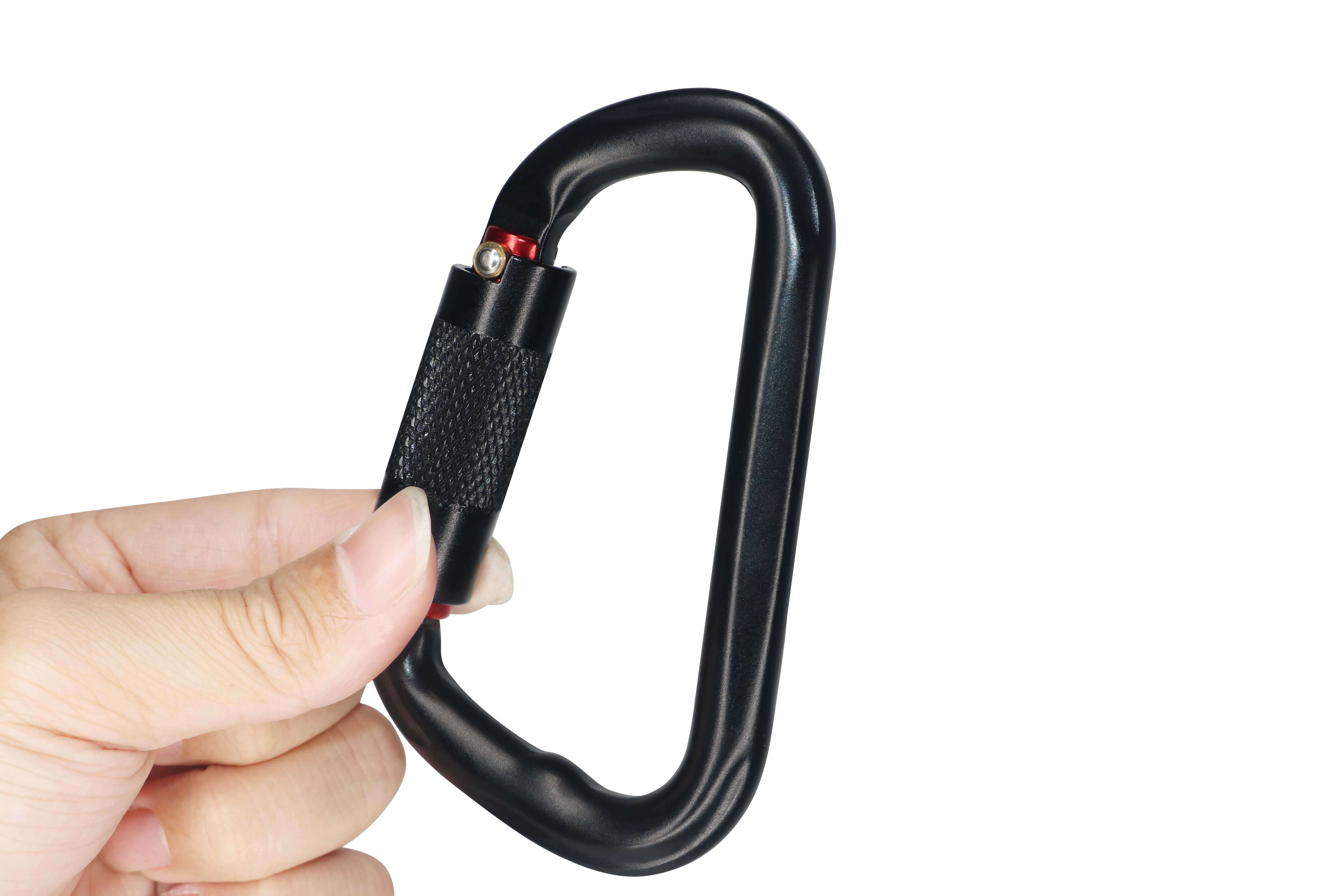 Certified Climbing Carabiner - 26KN Heavy Duty Auto Locking Carabiner Clip, Suitable for Rock Climbing, Camping, Gym, And Rescue