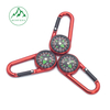 Outdoor climbing buckle compass hook, multifunctional quick-release compass, portable liquid-filled floating north compass