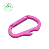 D-shaped carabiner with bottle opener, No. 8 bottle opener buckle, aluminum alloy outdoor backpack buckle
