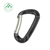 No. 8 D-shaped Flattened Aluminum Alloy Carabiner, Outdoor Hanging Buckle, Quick Keychain Hook