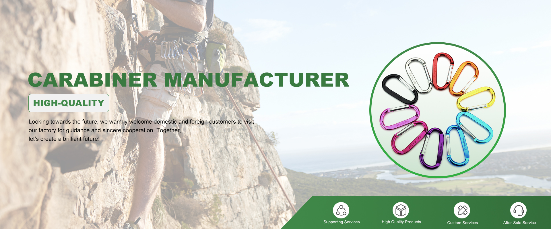 High quality Chinese Carabiner Manufacturer