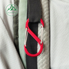 S-shaped steel wire carabiner Multiple colors to choose from 8-figure metal spring buckle Outdoor camping backpack hook