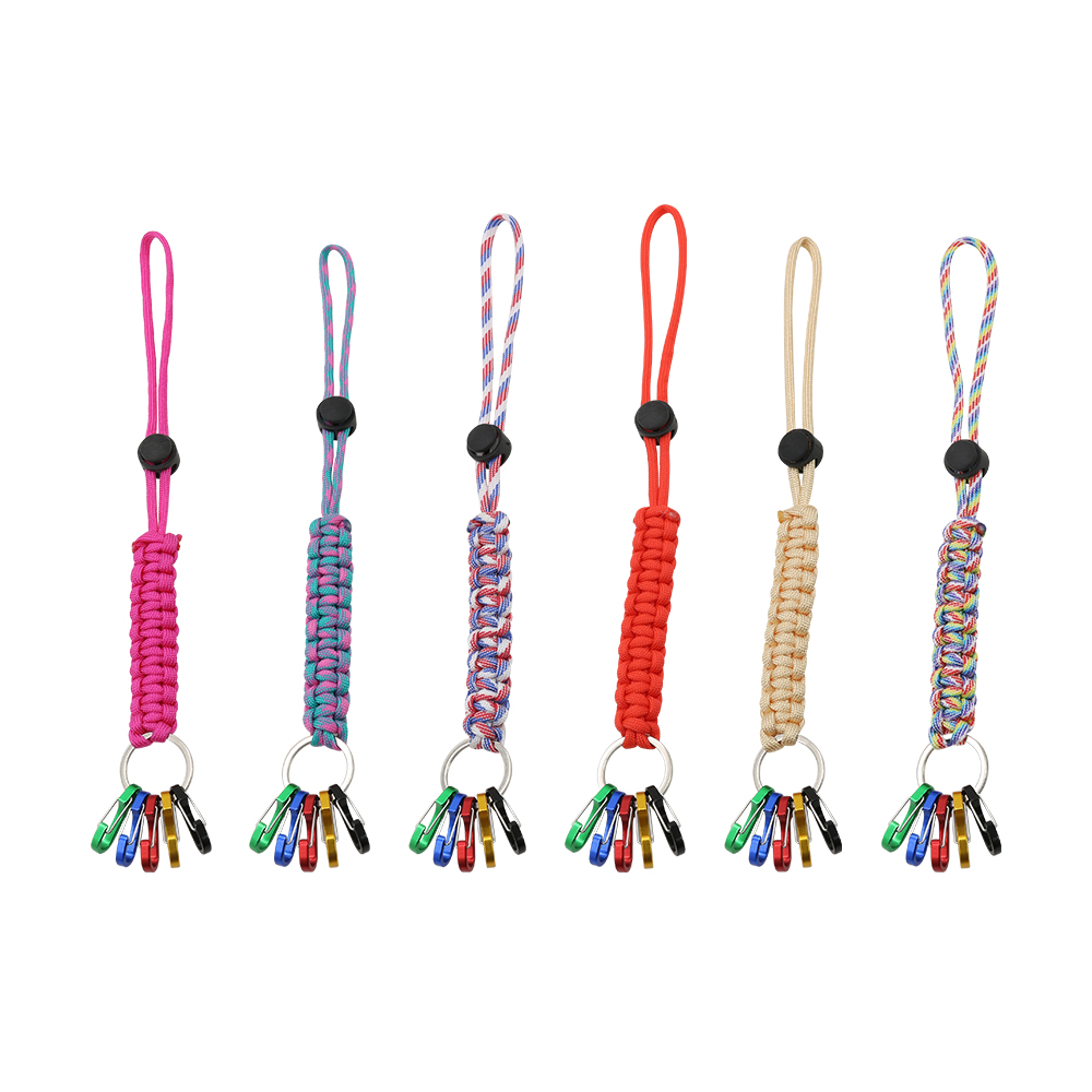 Special-shaped steel wire carabiner set 5-in-1 with anti-lost bracelet wire buckle backpack hook