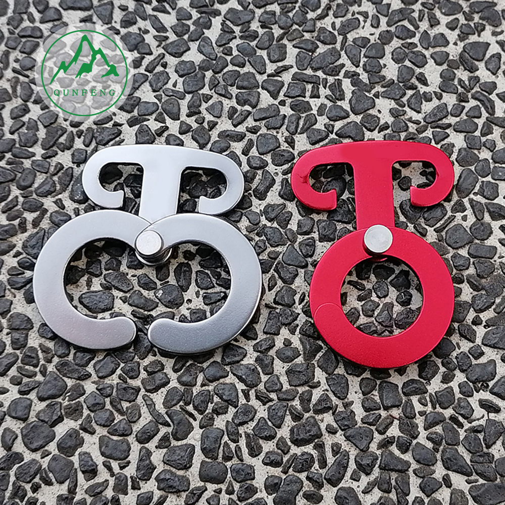 Camping tent rope buckle, fixed adjustment buckle, aluminum alloy wind rope buckle, canopy anti-slip rope buckle