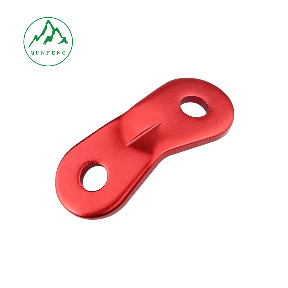 Tent fittings, aluminum alloy double-hole wind rope buckle, canopy fittings, adjusting buckles, windproof fixed rope buckles