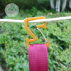Z-shaped aluminum alloy steel wire carabiner, outdoor special-shaped steel wire buckle, backpack spring buckle