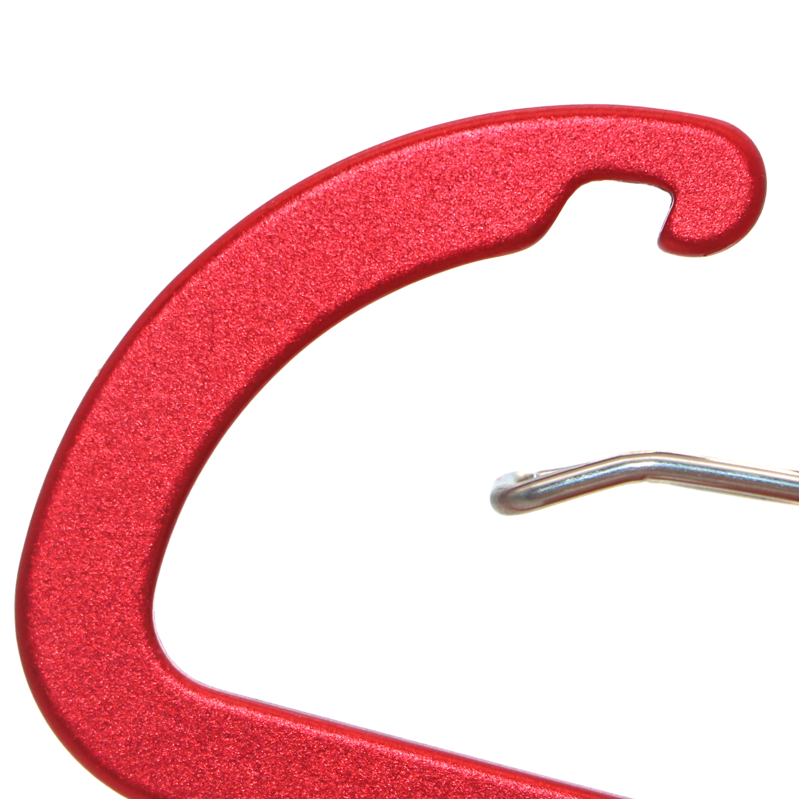 Fishing Multi-Use Carabiner Clips, 10 Pack 2.7" Small Caribeener Clips, Mini Keychain Aluminum Caribeaner Clip