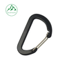D-shaped Flattened Wire Buckle, Colored Aluminum Alloy Carabiner for Outdoor Water Bottles, Bag and Key Hook