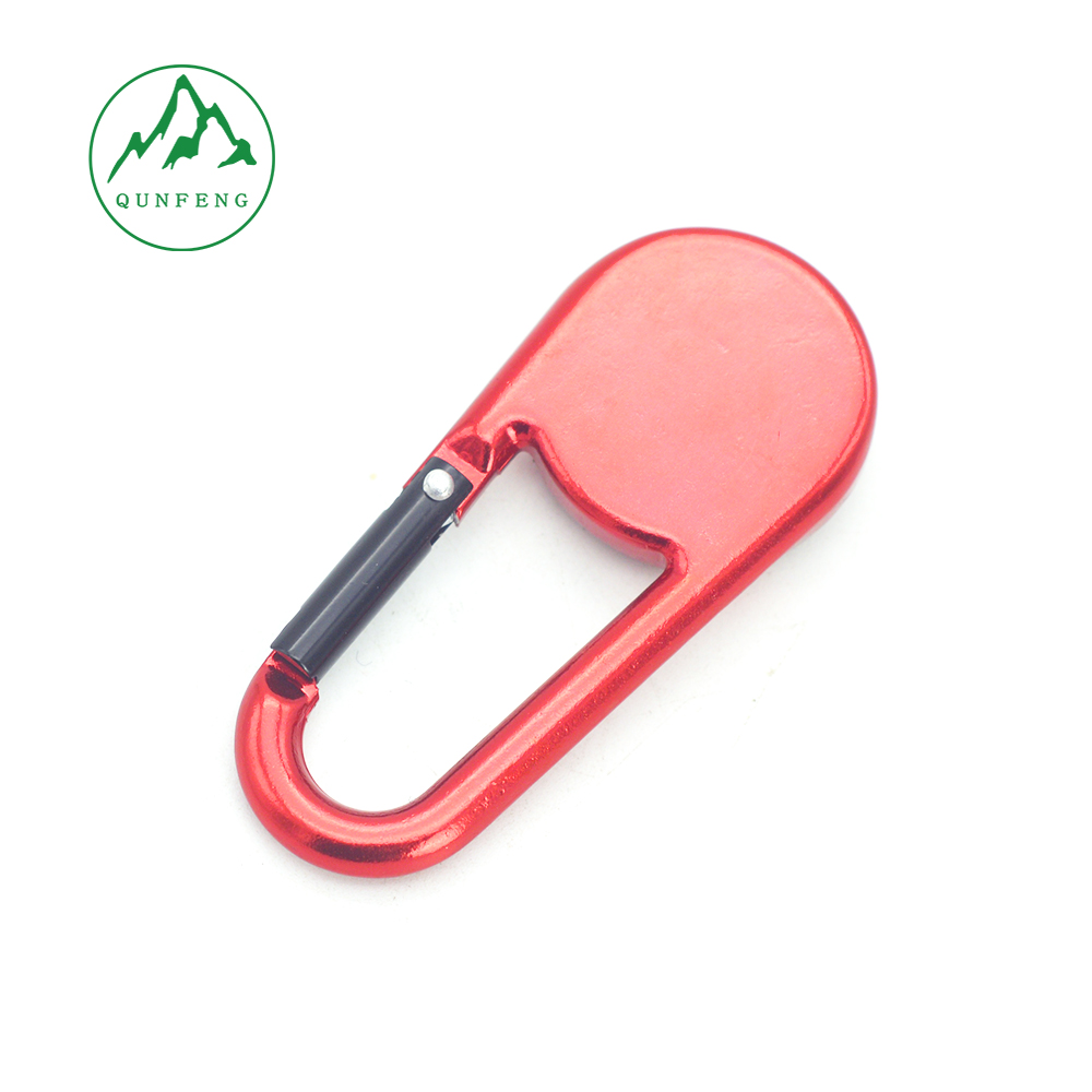 Outdoor climbing buckle compass hook, multifunctional quick-release compass, portable liquid-filled floating north compass