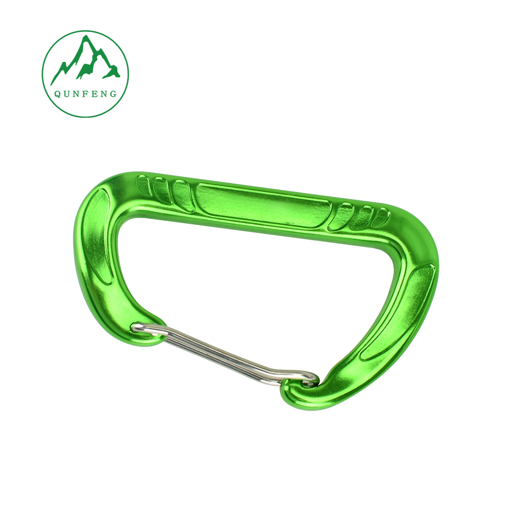 Outdoor climbing buckle, camping tent hook, D-shaped multifunctional backpack buckle, aluminum alloy climbing buckle