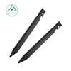 Outdoor tent triangular ground stakes 18cm for camping and leisure, aluminum alloy stakes for windproof reinforcement with ropes
