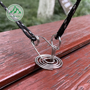 Multi-functional pallet elastic hook stainless steel tent fixing buckle Outdoor canopy metal spring windproof buckle