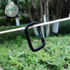 Square aluminum alloy wire buckle Outdoor cookware hook Travel key buckle