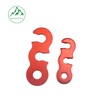Double-eye aluminum alloy umbrella rope buckle tent canopy rope accessories Wind rope buckle fixing buckle