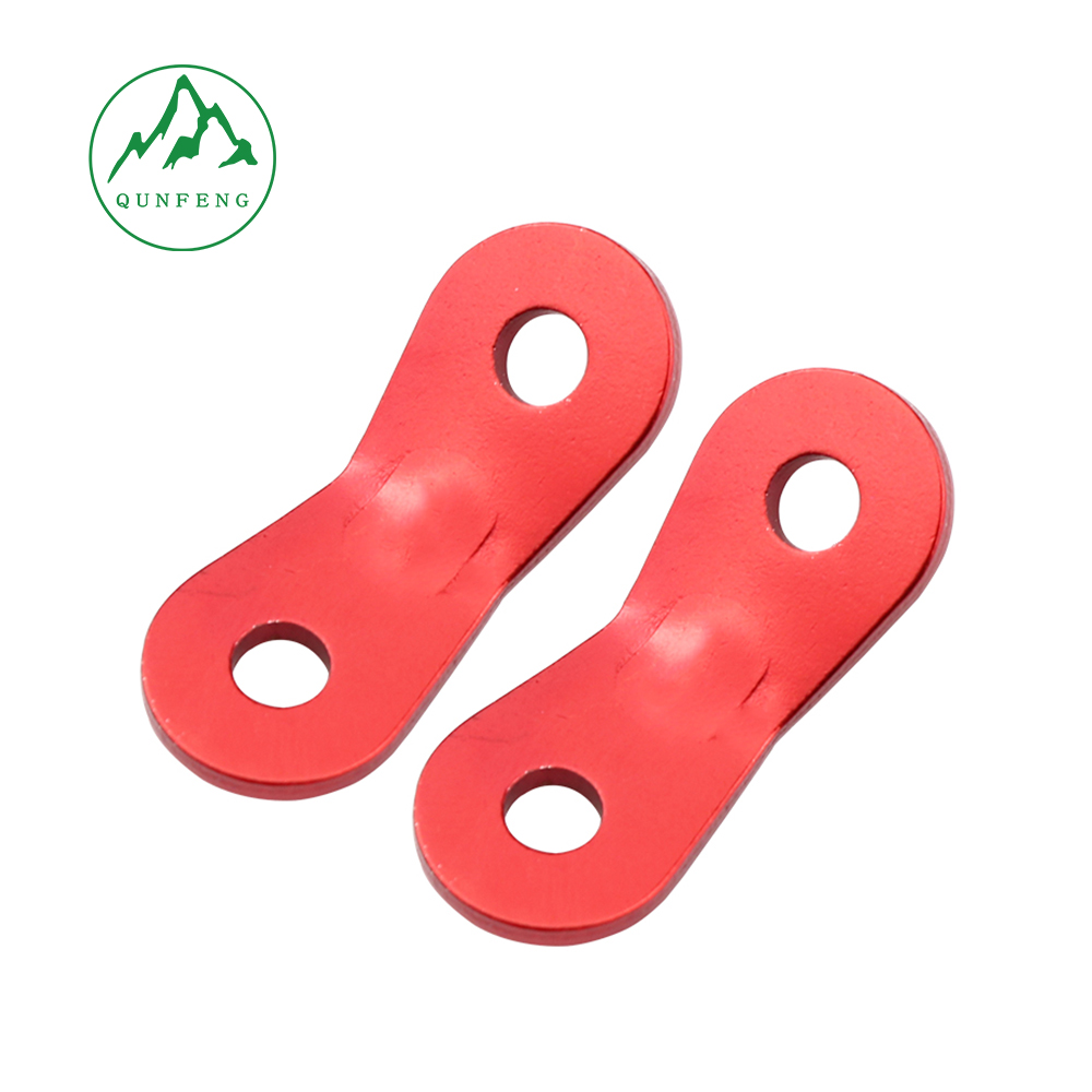 Tent fittings, aluminum alloy double-hole wind rope buckle, canopy fittings, adjusting buckles, windproof fixed rope buckles