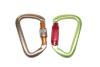 Versatile and Reliable 25kN Locking Carabiner Clips - Lightweight and Heavy Duty