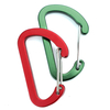 Fishing Multi-Use Carabiner Clips, 10 Pack 2.7" Small Caribeener Clips, Mini Keychain Aluminum Caribeaner Clip
