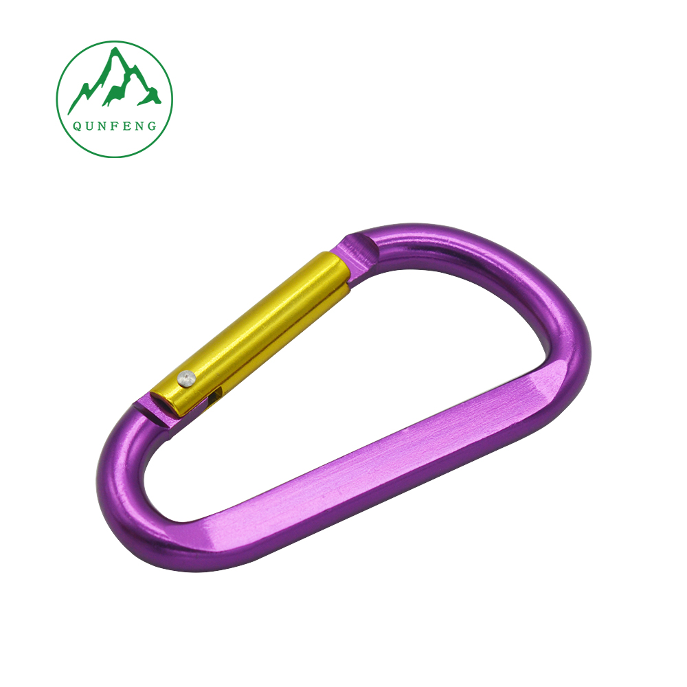Climbing hook D-shaped spring hook, water bottle buckle, outdoor accessory, backpack hook, handlebar hanging buckle, carabiner